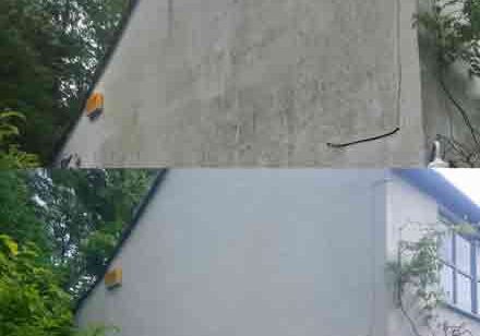 manchester exterior cleaninbg before and after cleaning